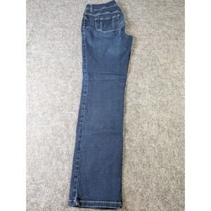 Platinum Dark Wash Straight Leg Jeans Size 0.5 Blue Denim 1G307211 Women's 6 EUC